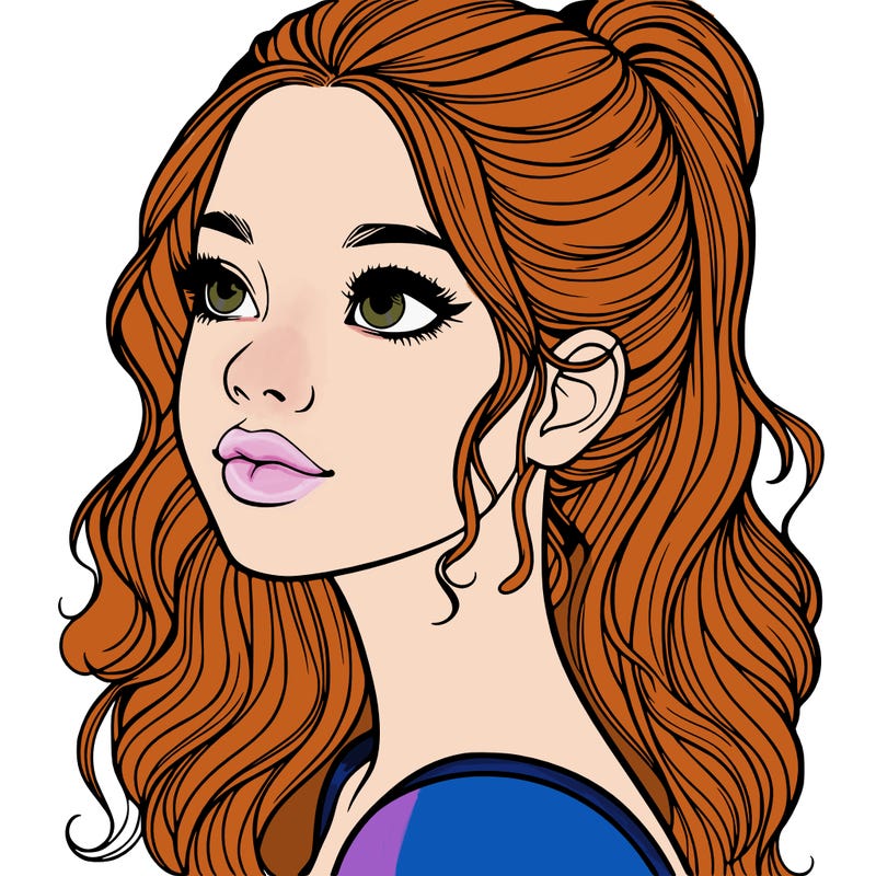 beautiful realistic girl