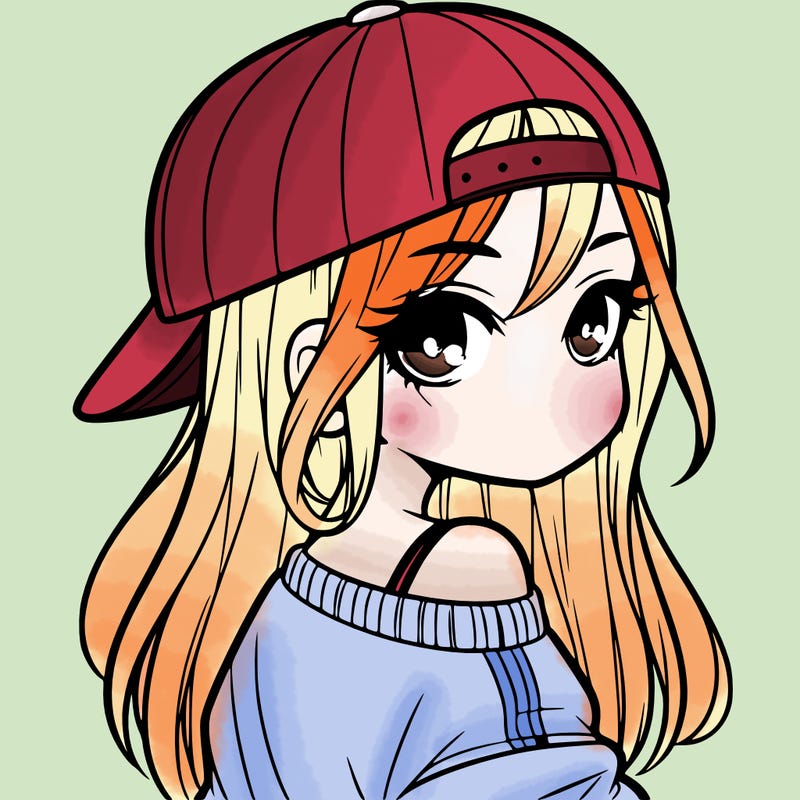 girl with a backward hat on