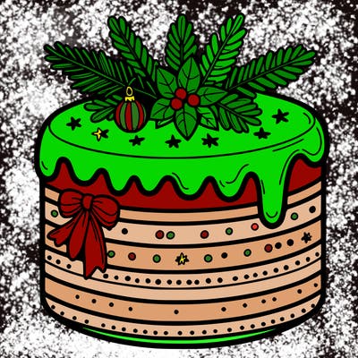 christmas cake