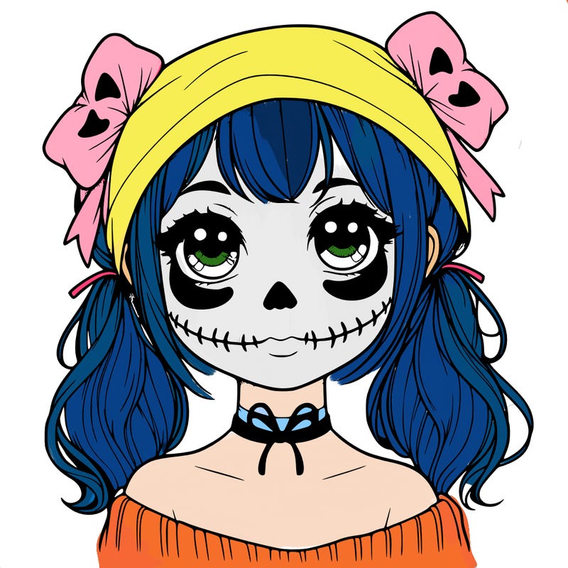 realistic girl halloween