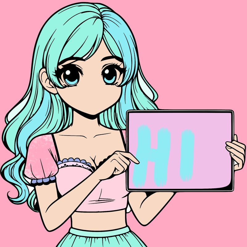 realistic pretty girl holding blank sign