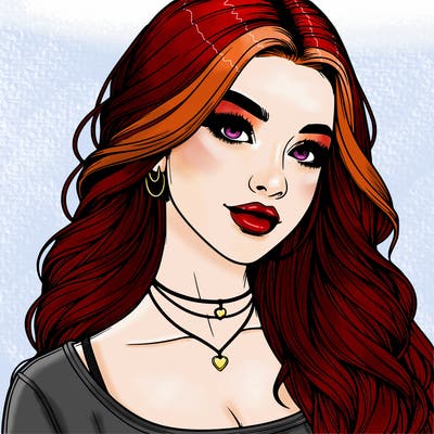 detailed realistic girl