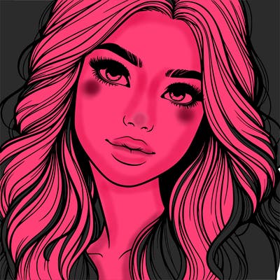 beautiful realistic girl