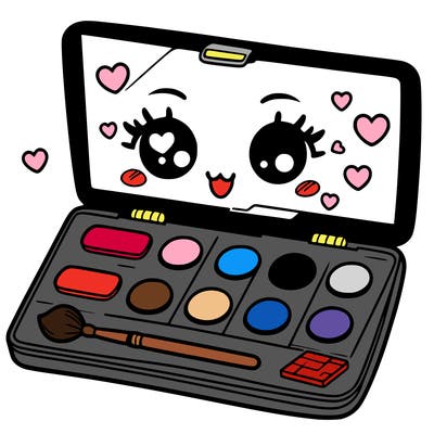 makeup pallet