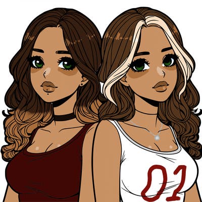 realistic twin sisters