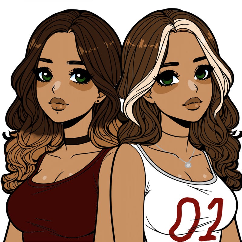 realistic twin sisters