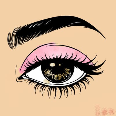 eye closed realistic