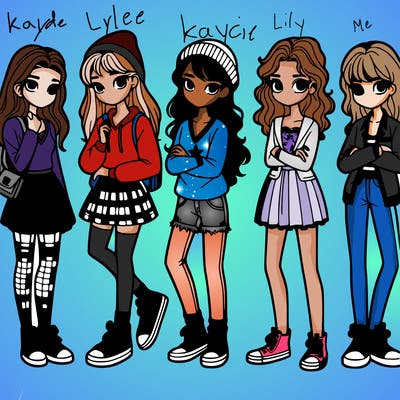teenage girls