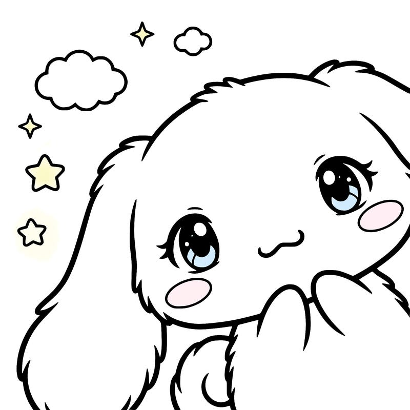 anime cinnamoroll cute fluffy