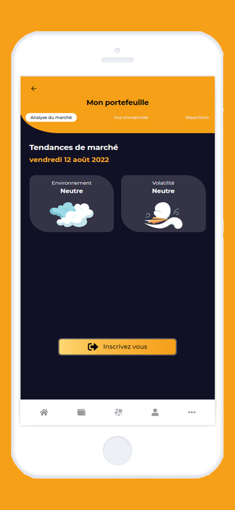 Zalpha - Zalpha finance app dashboard showing market trends and portfolio analysis