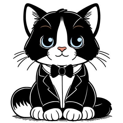 tuxedo cat