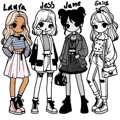 girls with fashion
