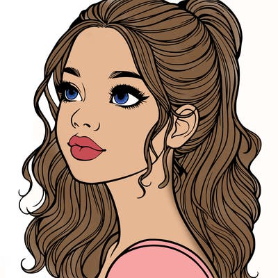 beautiful realistic girl