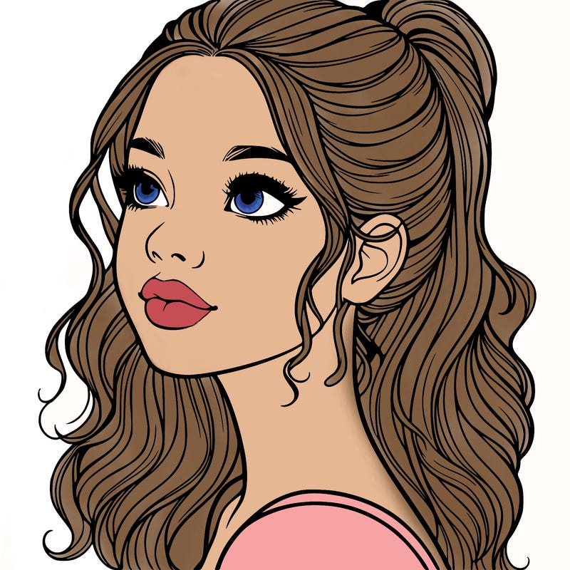 beautiful realistic girl