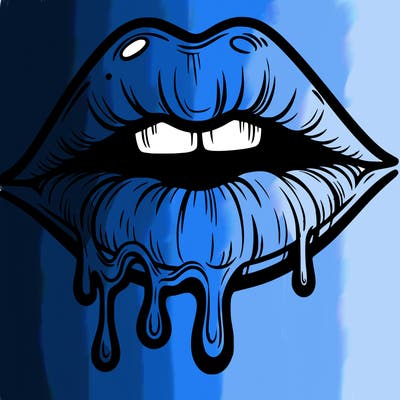 lips that look realistic and drip