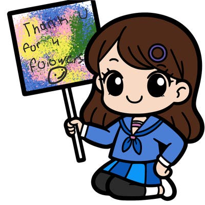 a girl holding up a sign