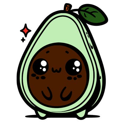 cute avocado