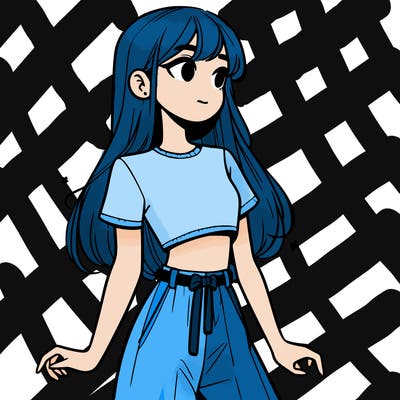 girl in a cute crop top