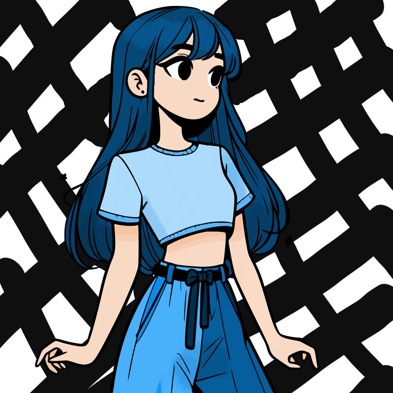 girl in a cute crop top