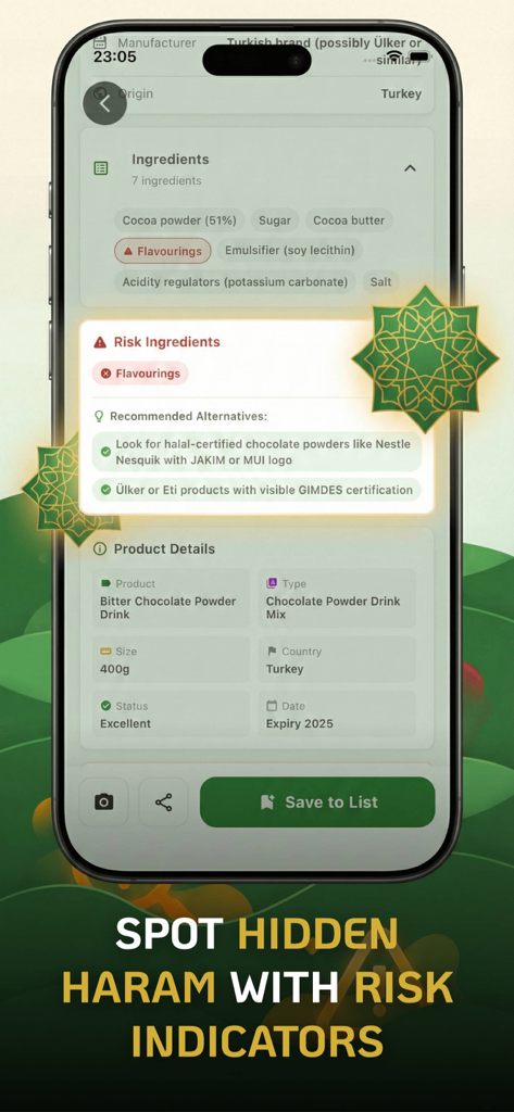 Halal Food Scan: AI Checker - Reference App | MWM