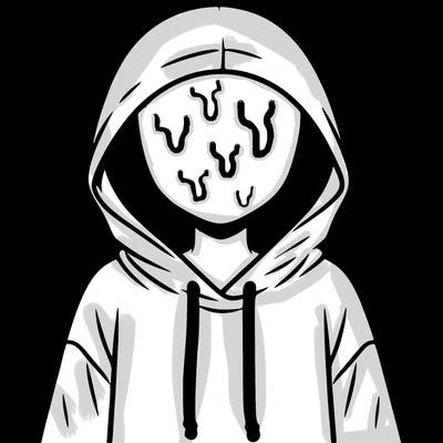 faceless girl in hoodie