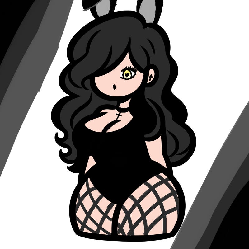 curvy woman with hair