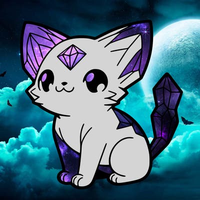 crystal kitten