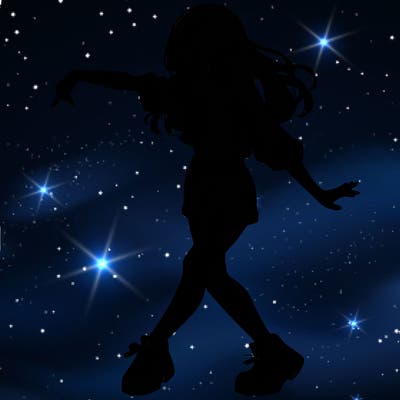 realistic girl danceing