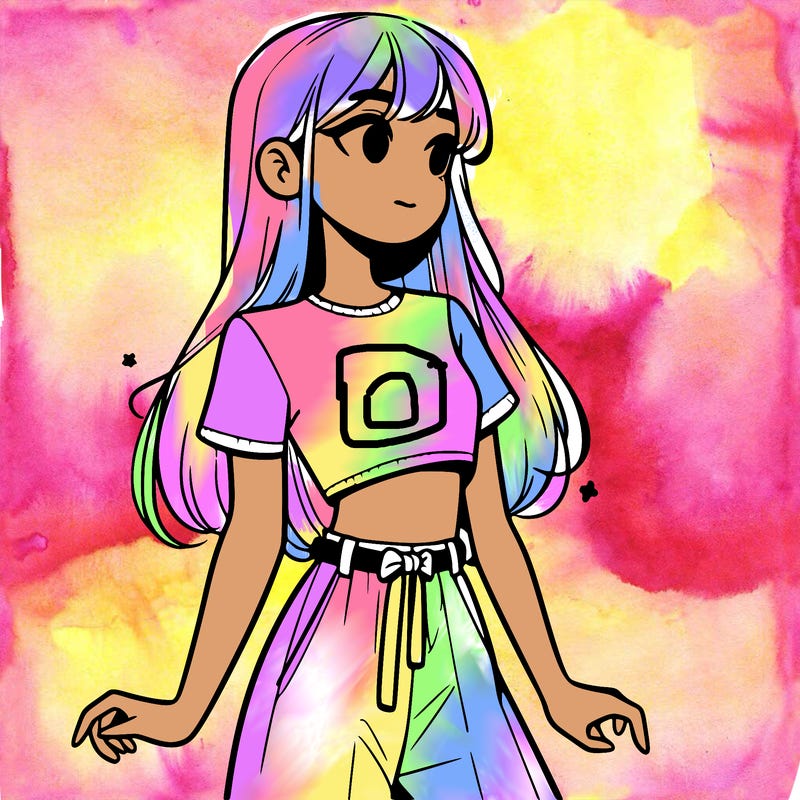 girl in a cute crop top