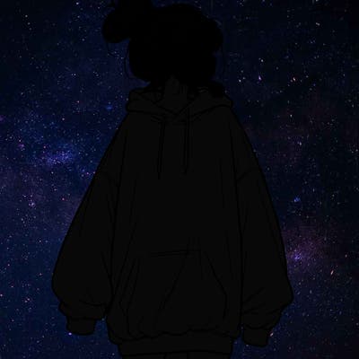 realistic girl with a oversized sweatshirt on and a bun