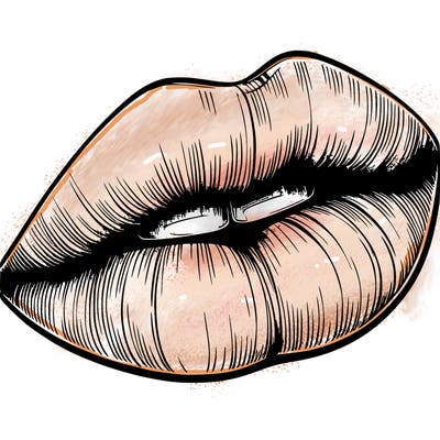 realistic lips
