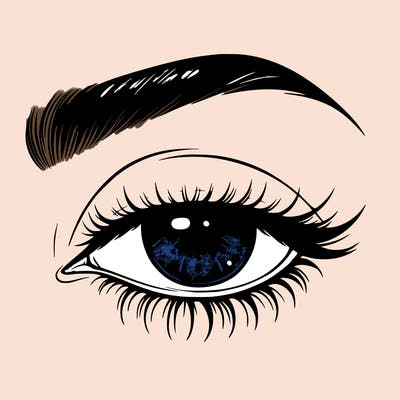 eye closed realistic