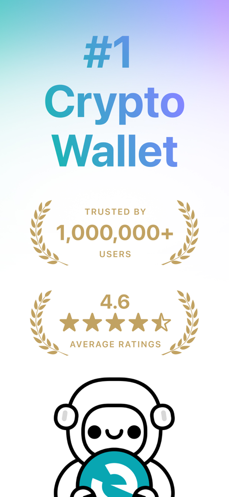 MEW crypto wallet: DeFi Web3 - MEW crypto wallet showing number one rank with over one million users and high ratings