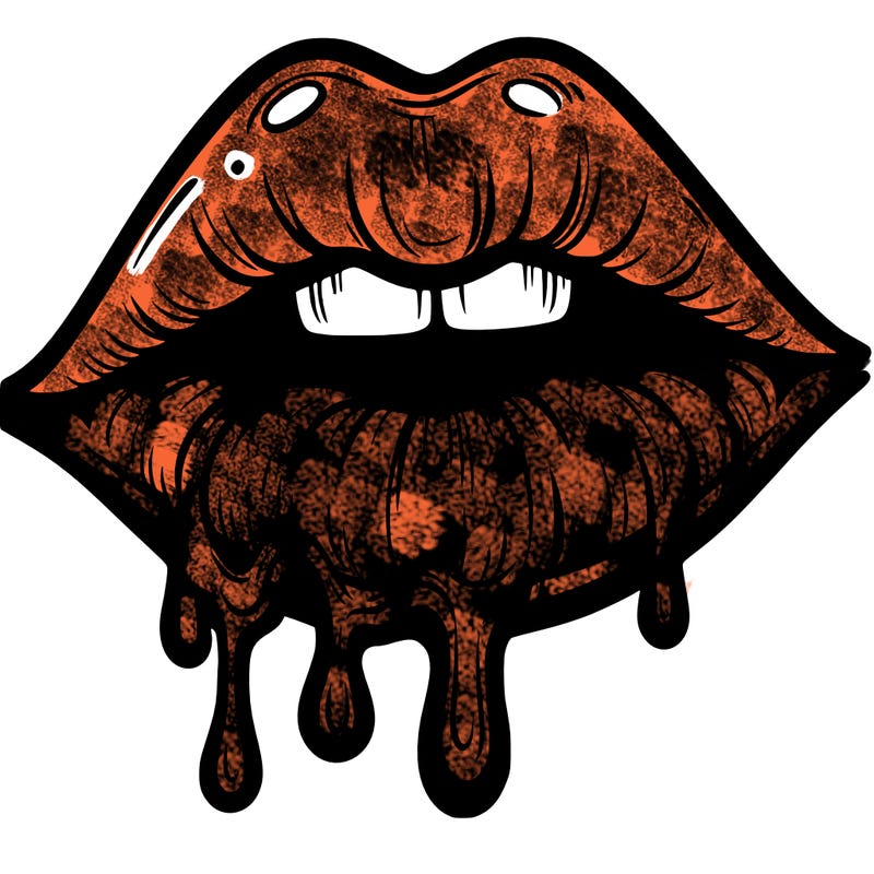 lips that look realistic and drip