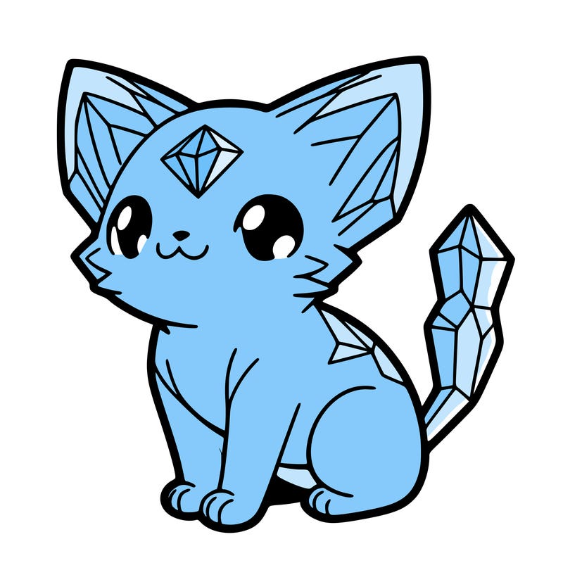 crystal kitten