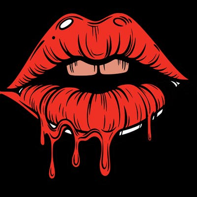 lips that look realistic and drip