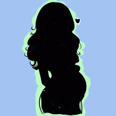 realistic pregnant girl