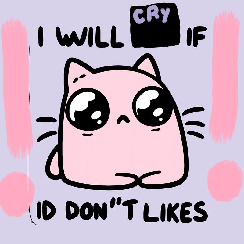 a cat that will die if we don’t get 10 likes