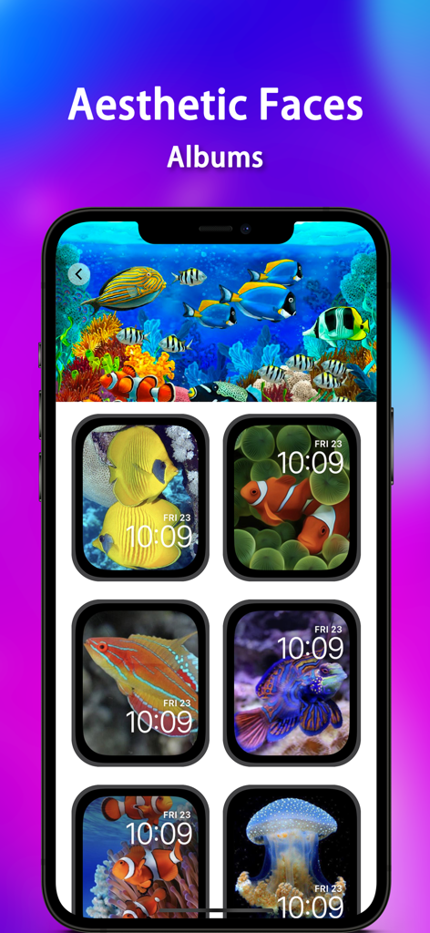 Watch Faces Pro - UltraFace - Aesthetic aquarium and sea life watch faces for Apple Watch