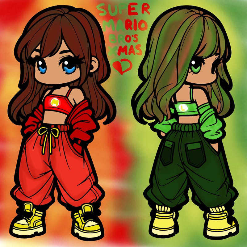 girl in crop top and baggy pants