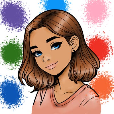 realistic beautiful teen girl