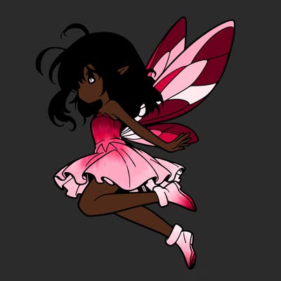 manga fairy flying
