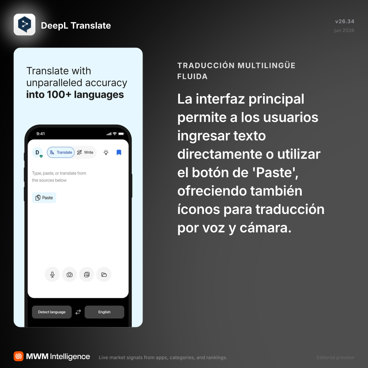 Traductor de DeepL - App de Referencia | MWM