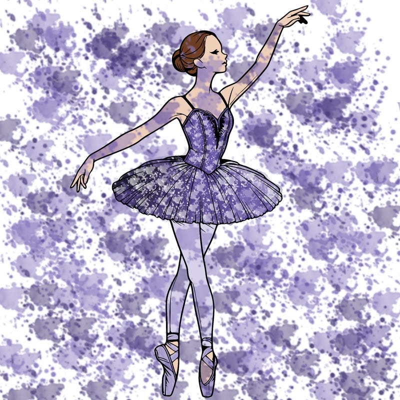 realistic ballerina