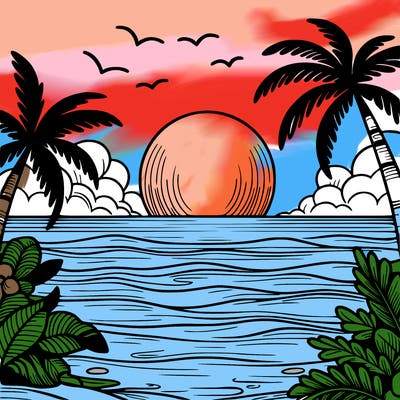 sunset