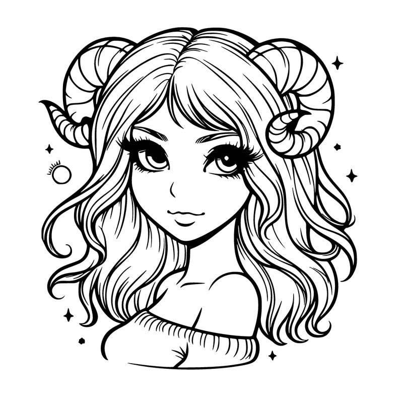aries girl realistic