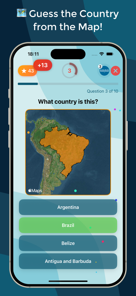Geo Quest: Flags, Maps & Caps - Games App | MWM