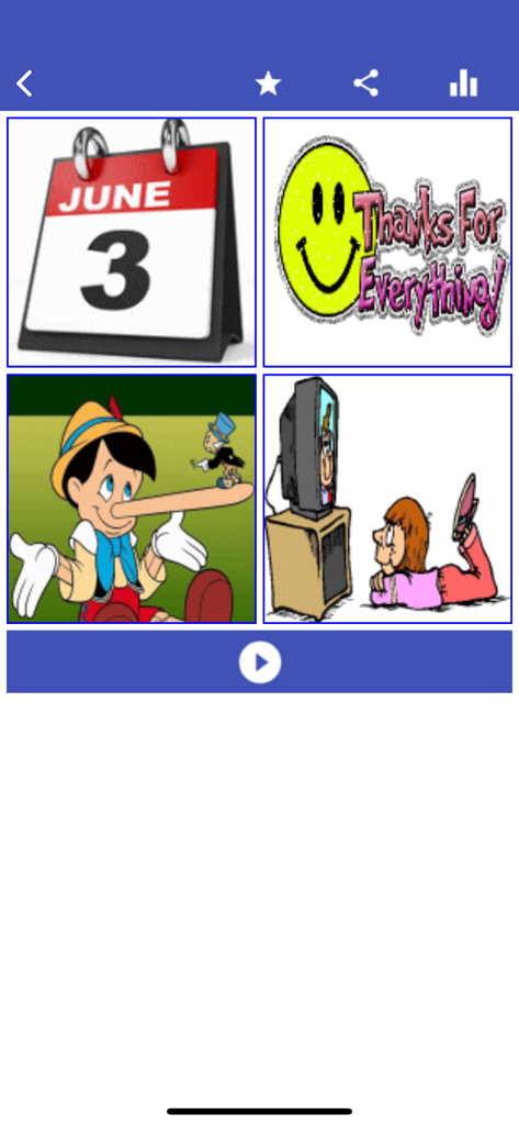 시각 자료를 사용하여 아랍어 어휘를 배우는 교육용 게임 인터페이스