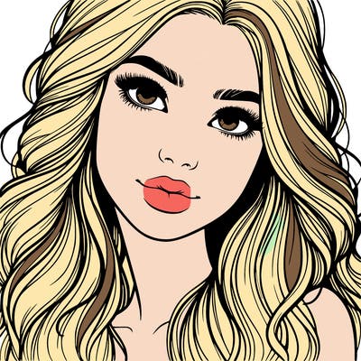 beautiful realistic girl