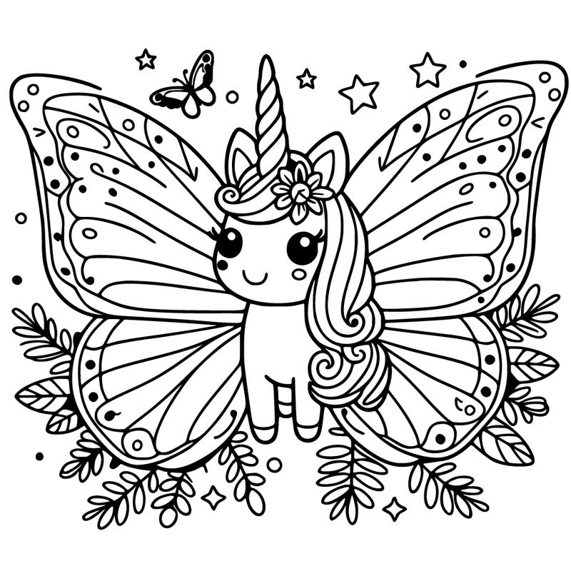 unicorn butterfly